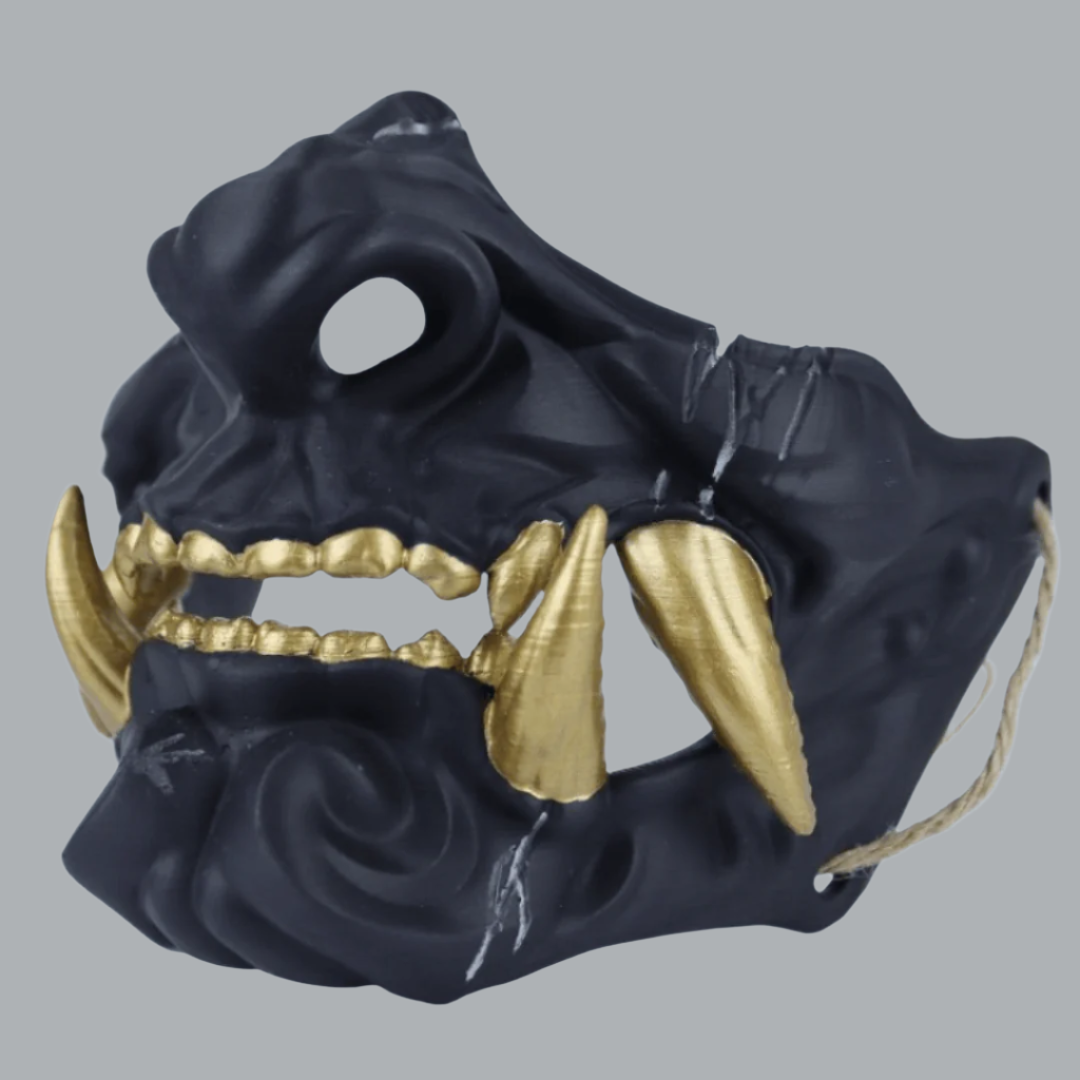 Space Armory Warrior Oni Mask Matte Black